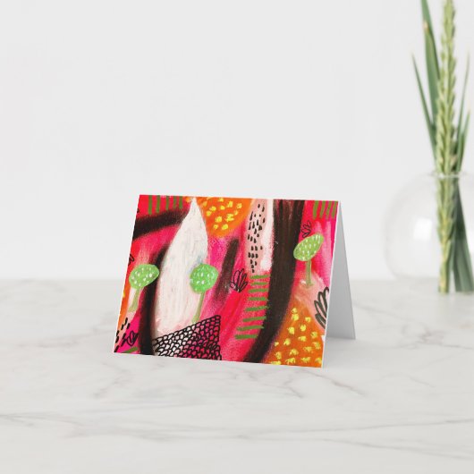 Carte De Remerciements Pink Park (Devant)