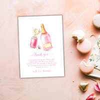 Pink Poppin Champagne Beer Girl Baby shower