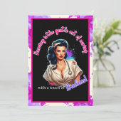 Carte De Remerciements Pinup_ Infirmière Badass (Debout devant)