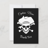 Carte De Remerciements Pirate (Devant)