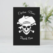 Carte De Remerciements Pirate (Debout devant)