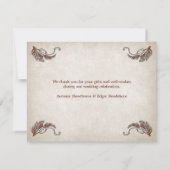 Carte De Remerciements Pirate Treasure Mariage (Dos)