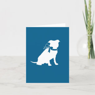 Carte De Remerciements Pit Bull Chien Baby shower Puppy Pitbull