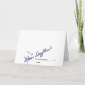 Carte De Remerciements Pitalité du cheval (Dos)