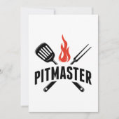 Carte De Remerciements Pitmaster (Devant)