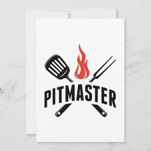 Carte De Remerciements Pitmaster (Devant)