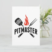 Carte De Remerciements Pitmaster (Debout devant)