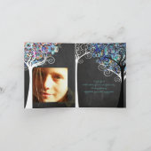 Carte De Remerciements PixDezines arbre de vie/merci/tableau de bord (Intérieur)