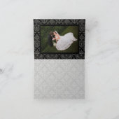 Carte De Remerciements PixDezines Céline Damask|Couleurs DIY (Intérieur)