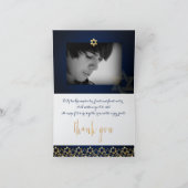 Carte De Remerciements PixDezines classique mitzvah merci/do-it-yourself  (Intérieur)