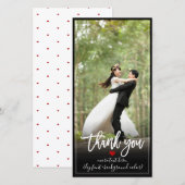 Carte De Remerciements PixDezines do-it-yourself arrière - plan/merci pho (Devant / Derrière)