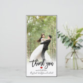 Carte De Remerciements PixDezines do-it-yourself arrière - plan/merci pho (Debout devant)