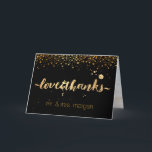 Carte De Remerciements PixDezines éblouit/faux reflets dorés/merci<br><div class="desc">PixDezines ébloui de faux reflets dorés cartes de remerciement photo de mariage avec couleur de fond DIY. Cliquez simplement sur le bouton "personnaliser" et allez à l'onglet "couleur",  cliquez sur "fond" et choisissez votre couleur.com. Tous droits réservés.</div>