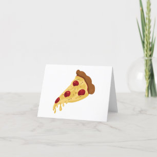 Carte De Remerciements Pizza Slice