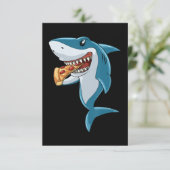 Carte De Remerciements Pizzas de requins amateurs de pizzas (Debout devant)