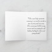 Carte De Remerciements place of (Intérieur)