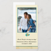 Carte De Remerciements Plage de Seashell (Devant / Derrière)