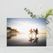 Carte De Remerciements Plage d'Oceanside (Debout devant)