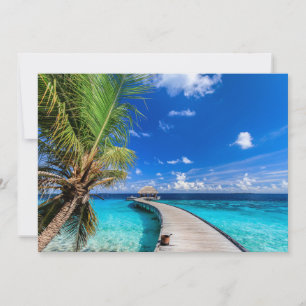 Carte De Remerciements Plages tropicales   Dusit Thani Maldives