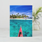 Carte De Remerciements Plages tropicales | El Nido, Philippines, Palawan (Debout devant)