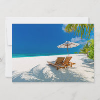 Plages tropicales | Plage de chaises longues Bora 