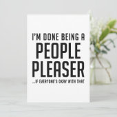 Carte De Remerciements Plaisir des gens (Debout devant)