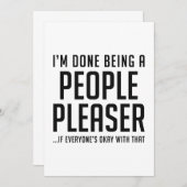 Carte De Remerciements Plaisir des gens (Devant / Derrière)