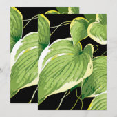 Carte De Remerciements Plante de ficus 3 (Devant / Derrière)