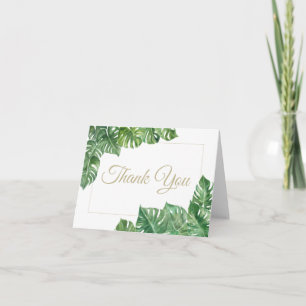 Carte de remerciements Plante de fromage tropical