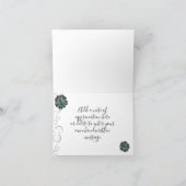 Carte de remerciements Plante Succulent (Intérieur)