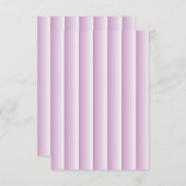 Carte de remerciements plat (Devant / Derrière)