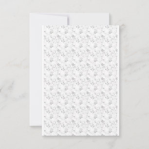 Carte de remerciements plat