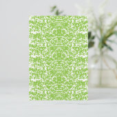 Carte de remerciements plat (Debout devant)