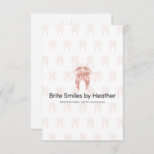 Carte de remerciements plat (Devant / Derrière)