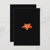 Carte de remerciements plat (Devant / Derrière)