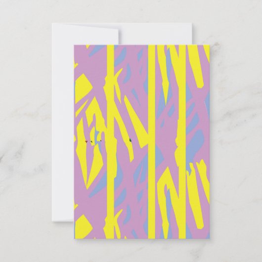 Carte de remerciements plat (Devant)