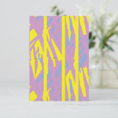 Carte de remerciements plat (Debout devant)