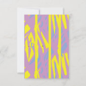 Carte de remerciements plat (Dos)