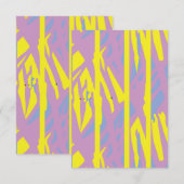 Carte de remerciements plat (Devant / Derrière)