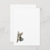 Carte de remerciements plat (Devant / Derrière)