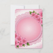 Carte de remerciements plat (Devant)