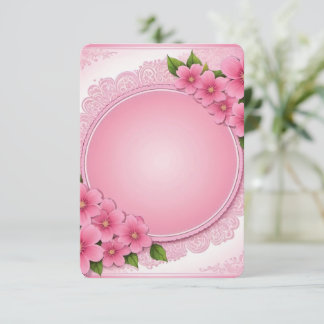 Carte de remerciements plat