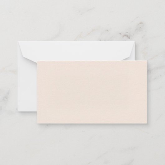 Carte de remerciements plat (Dos)