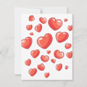 Carte de remerciements plat (Dos)