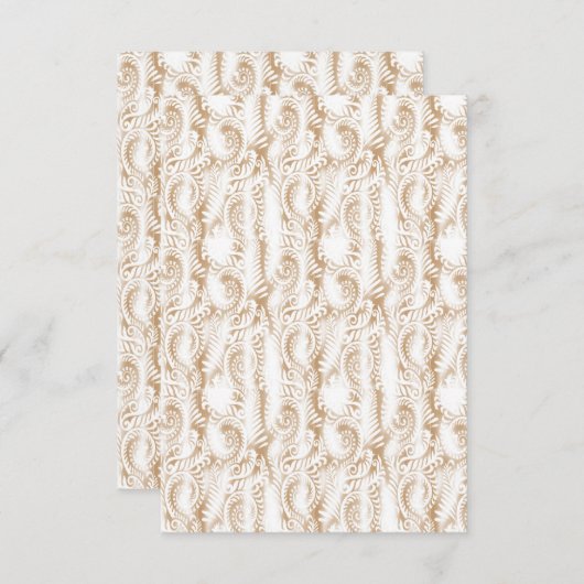 Carte de remerciements plat (Devant / Derrière)