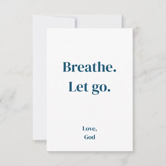 Carte de remerciements plat (Devant)