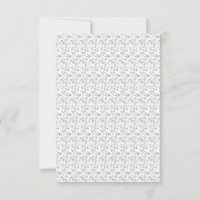 Carte de remerciements plat