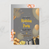 Carte de remerciements plat (Devant / Derrière)