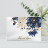 Carte de remerciements plat (Debout devant)