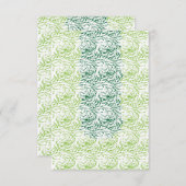 Carte de remerciements plat (Devant / Derrière)